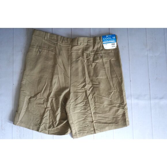 Haggar Cool 18 No-Iron Pleated Shorts-Big & Tall - Size 46W, NWT - Picture 8 of 11